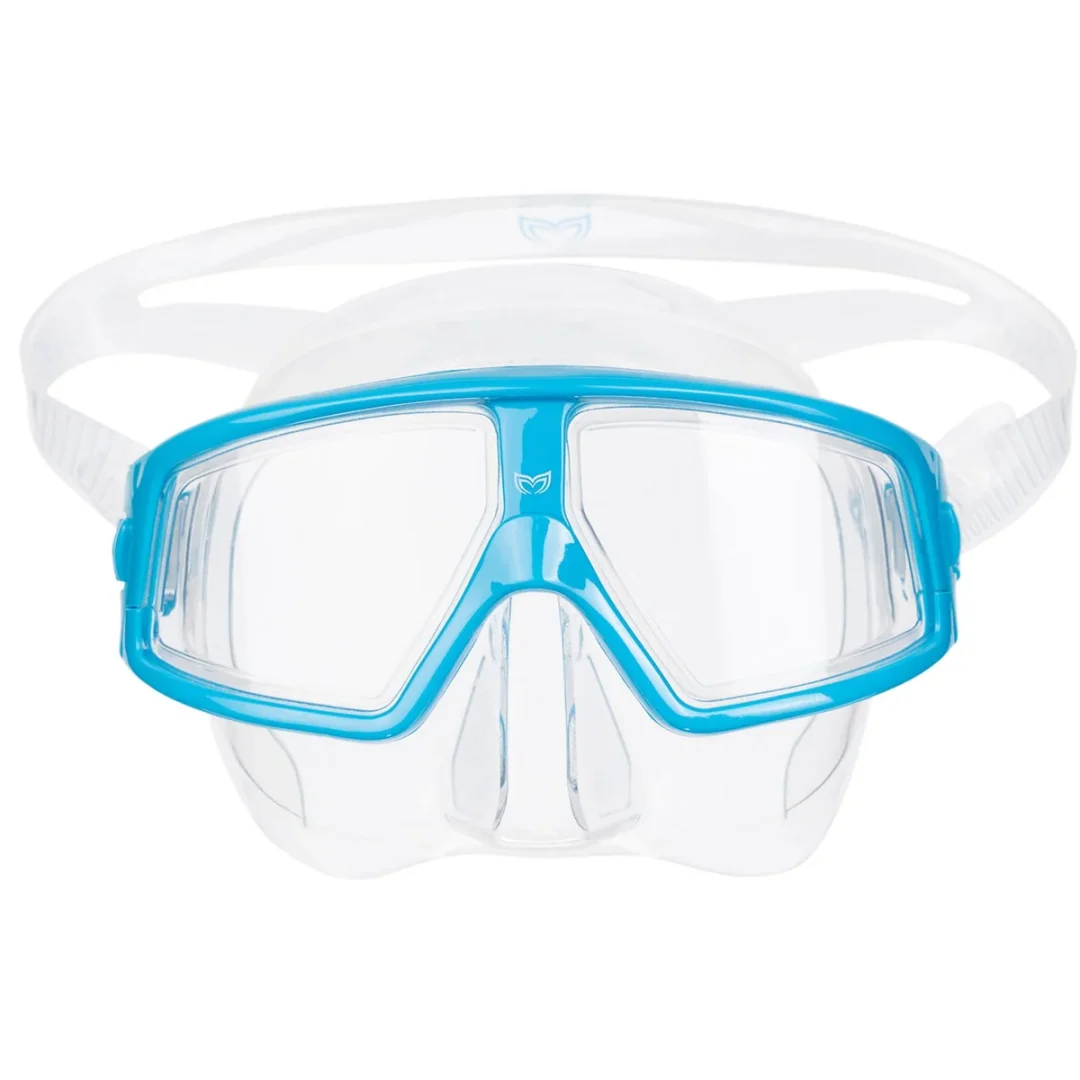 COREFreedivingMask_Blue_Clear